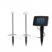 LED solární lampa - 12 ks mini hřibů - teplá bílá - 24 cm x 4 m