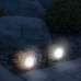 LED solární lampa - "šedý kámen" - studená bílá - 80 x 56 x 70 mm