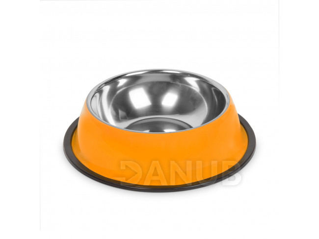 Miska pro psy - 18 cm - oranžová