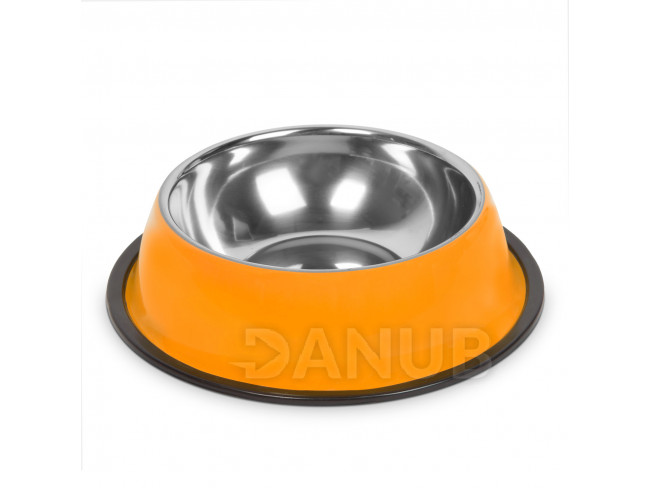 Miska pro psy - 22 cm - oranžová