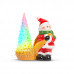 Vánoční RGB LED dekorace - sněhulák - 13 x 7 x 15 cm