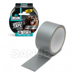 BISON Grizzly super silná posílená lepící páska - šedá - 10 m
