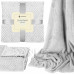 SPRINGOS Oboustranná plyšová deka Warm - 150x200cm - světle šedá