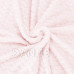 SPRINGOS Oboustranná plyšová deka 70x160cm - cik cak - pudrová růžová