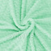 SPRINGOS Oboustranná plyšová deka 70x160cm - cik cak - zelená