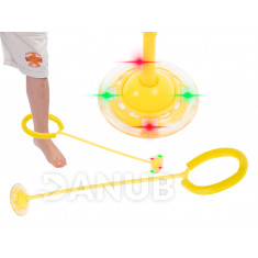 Hula hoop s LED ufem žlutá
