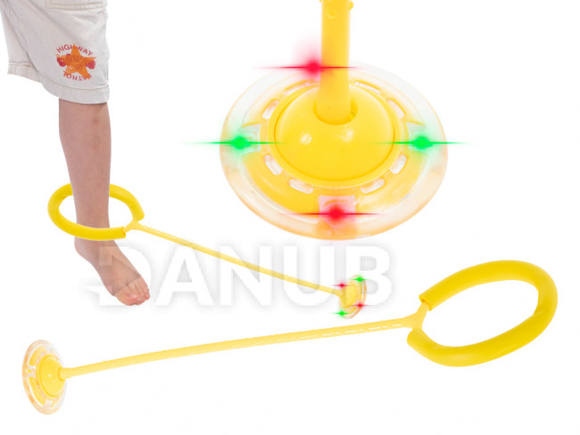 Hula hoop s LED ufem žlutá