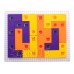 Logická hra skládačka Tetris + karty
