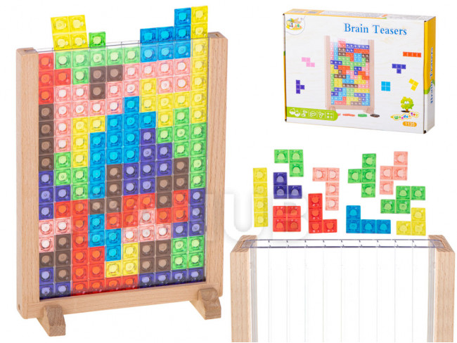 Logická hra ukládání Tetris