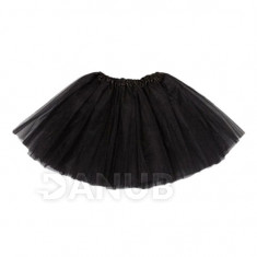 Tylová sukně černá
