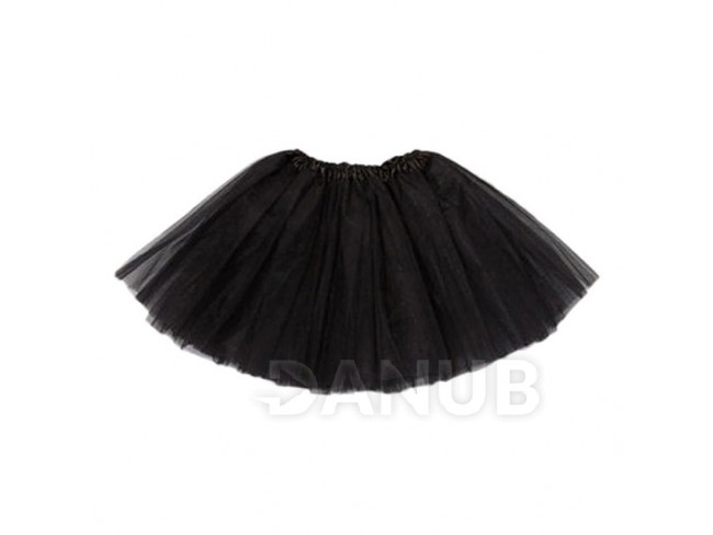 Tylová sukně černá