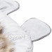 Springos Fusak Luxury s kožešinou 4v1 - 90cm - světle šedý