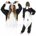 Plyšový overal Kigurumi - vzor panda - velikost M - 160cm