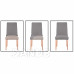 SPRINGOS Návlek na židli univerzální - modrý samet