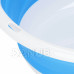 Springos Skládací nádoba silikonová - 3L - modrobílá