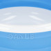 Springos Skládací nádoba silikonová - 9L - modrobílá