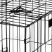 Chovatelská klec pro zvířata - skládací - 60 x 50 x 42 cm - S - černá