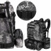 Springos Turistický trekingový batoh - 50 L - černo-šedý