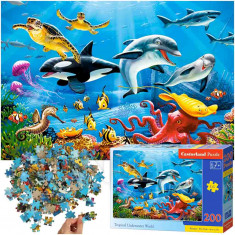 CASTORLAND Puzzle 200 dílků - Tropický podmořský svět - 7+