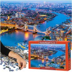 CASTORLAND Puzzle 1000 dílků Pohled na Londýn - 68x47cm