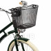 Springos Košík na kolo na řidítka - kovový - černý