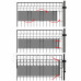 Springos Stínicí plotové pásky a klipy (20ks) - PVC - 35m x 4,75cm - 450 g/m2 - antracit