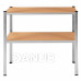 Kovový regál s 5 policemi - 180x90x30cm