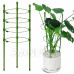 Springos Kroužková podpěra pro rostliny a květiny - 91 cm - zelená