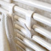 Springos Oboustranná souprava háků 2 ks na koupelnový radiátor - bílá