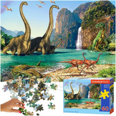 CASTORLAND Puzzle 60 dílků - Svět dinosaurů - 5+