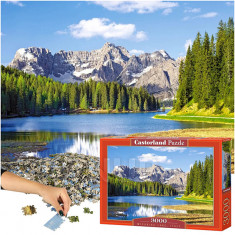 CASTORLAND Puzzle 3000 dílků Misurinské jezero Itálie - 92x68cm