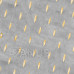 SPRINGOS Plyšová deka LUX - 150x200cm - světle šedá + zlaté detaily