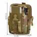 Springos Vojenská zelená taktická taška na opasek - kamufláž