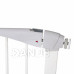 SPRINGOS Bezpečnostní bariérová zabrána pro schody a dveře - bílá - 76-99 cm