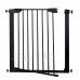 SPRINGOS Bezpečnostní bariérová zábrana pro schody a dveře - černá - 75-117cm