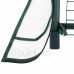 Springos Zahradní/balkonový skleník s fólií - 5 polic - 130g/m2 - 190x70x50cm - zelená