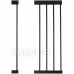 SPRINGOS Bezpečnostní bariérová zabrána pro schody a dveře - černá/hnědá - 75-117 cm