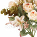 Springos Umělé květiny - 10 květin - 37 cm - růžové