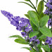 Springos Umělá levandule v květináči - 26 cm - modrý květináč