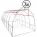 Fóliový zahradní skleník UV4 - 140g/m2 - 6x3x2 m - zelený