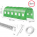 Fóliový zahradní skleník UV4 - 140g/m2 - 6x3x2 m - zelený