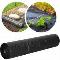 Zahradní agrotextilie proti plevelu - 70g/m2 - 1,6x10 m - černá
