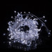 Vánoční led světelná mikro řetěz cluster -100led - 3m studená bílá