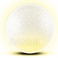 Dekorace, EVA koule, 2 teplé bílé LED, Ø20 cm