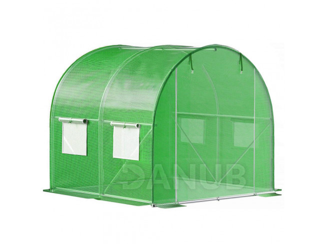 Springos Fóliový zahradní skleník UV4 - 140g/m2 - 2x2x2 m - zelený