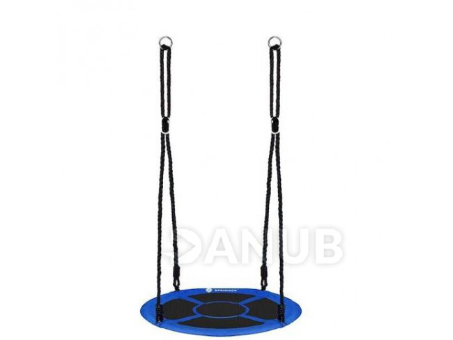 Houpací kruh čáp hnízdo - 110 cm - černo-modré