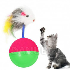 Hračka pro kočku - míček s myší