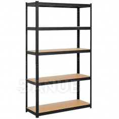 Kovový regál s 5 policemi - 180x90x40cm - 875kg