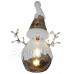 LED keramická figurka sněhulák