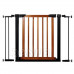SPRINGOS Bezpečnostní bariérová zábrany pro schody a dveře - černohnědá - 75-103 cm